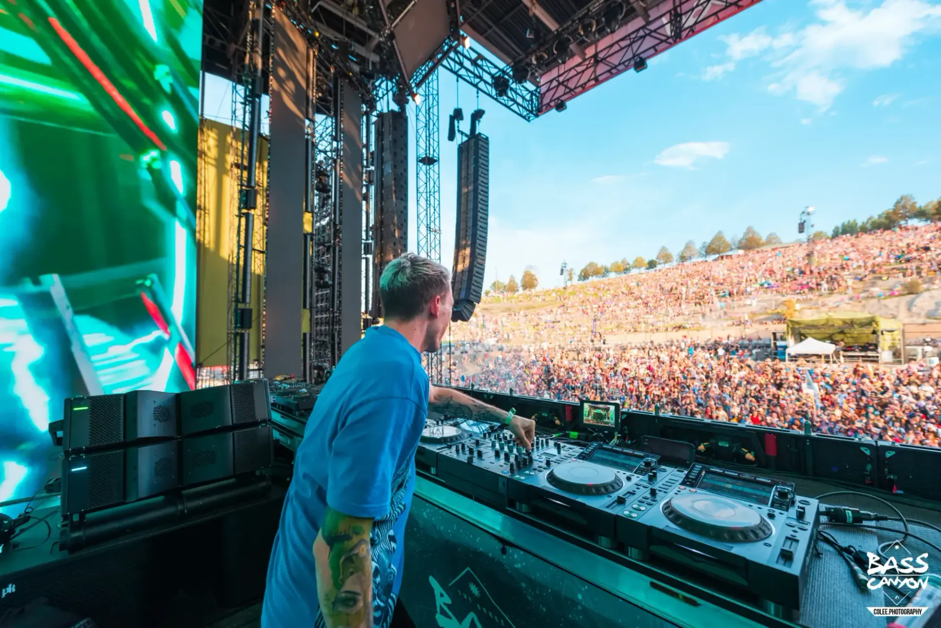 Photograph, Bass Canyon 2022 at The Gorge Amphitheatre, George, Washington, image 60 of 298