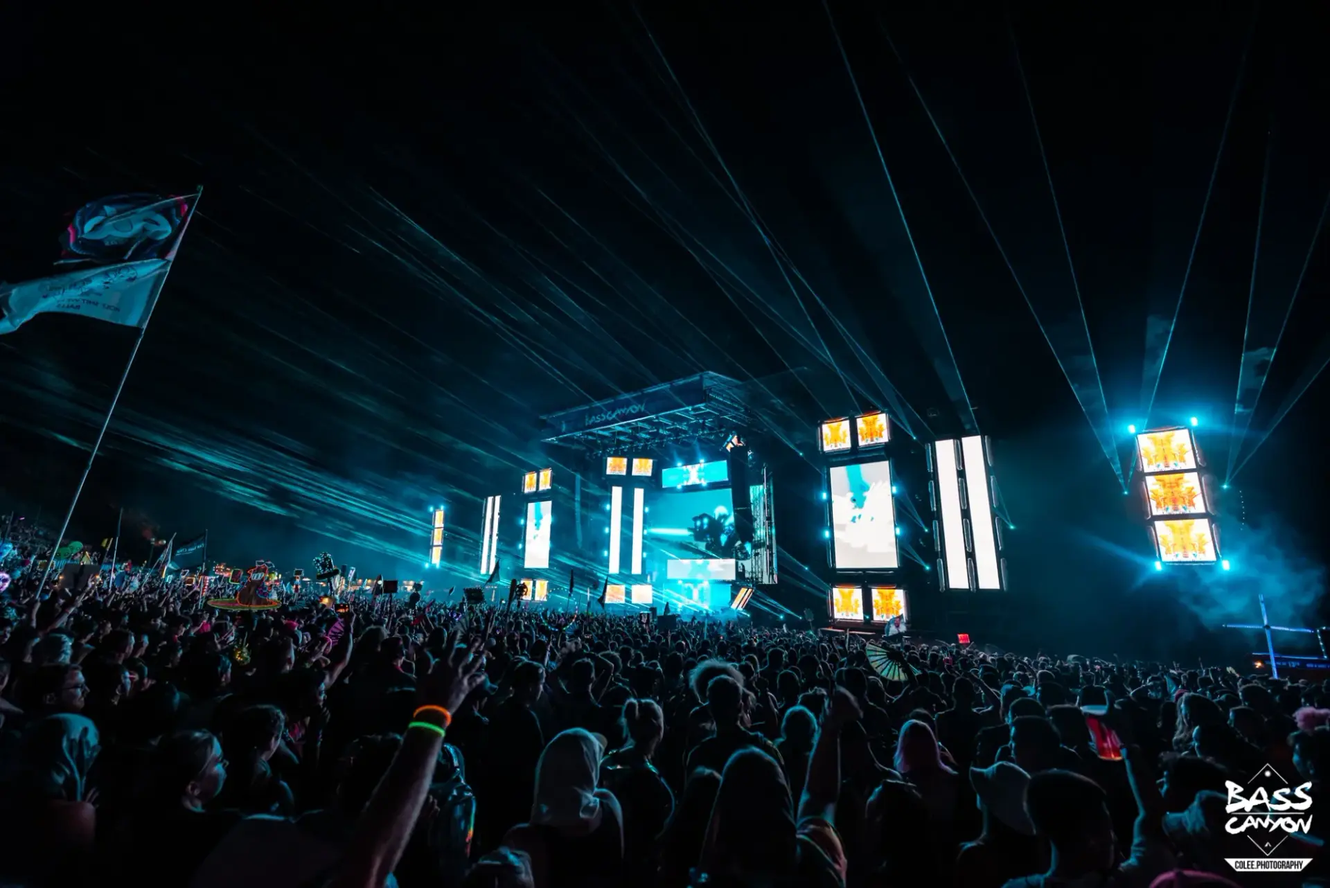 Photograph, Bass Canyon 2022 at The Gorge Amphitheatre, George, Washington, image 293 of 298