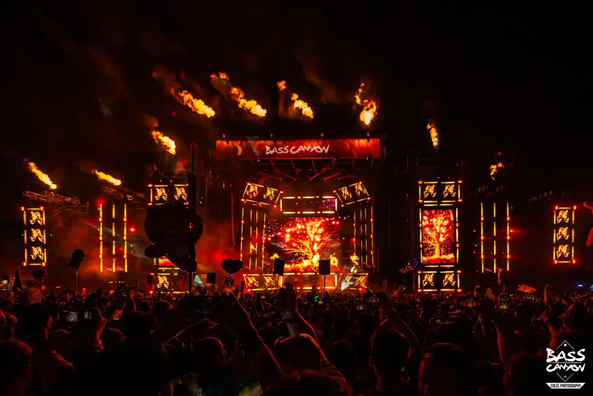 Photograph, Bass Canyon 2022 at The Gorge Amphitheatre, George, Washington, image 294 of 298